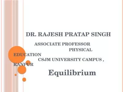 DR . Rajesh Pratap  Singh