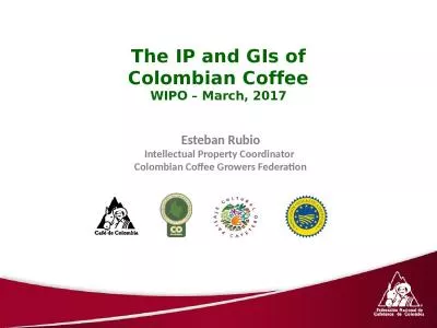The  IP and  GIs  of  Colombian
