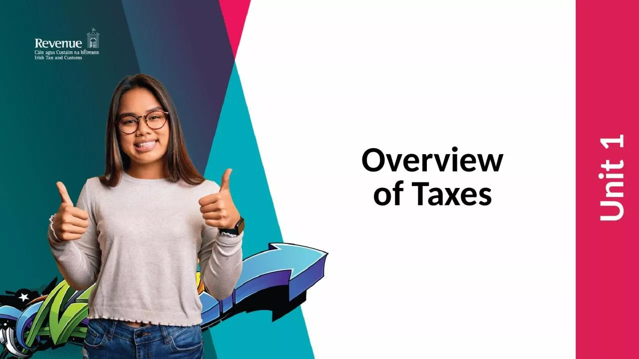 PPT-Overview of Taxes Unit 1