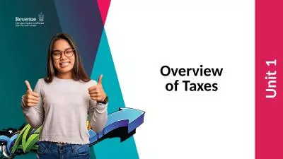 Overview of Taxes Unit 1