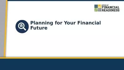 Planning for Your Financial Future