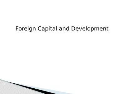 Foreign  Capital and Development