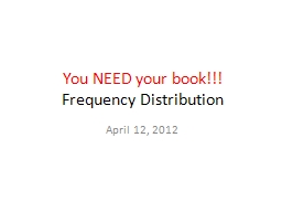 You NEED your book!!! Frequency