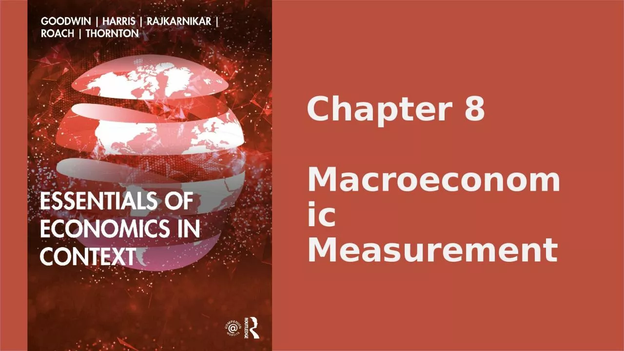 Chapter 8 Macroeconomic Measurement