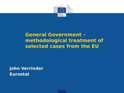 General Government – methodological treatment of selected cases from the EU