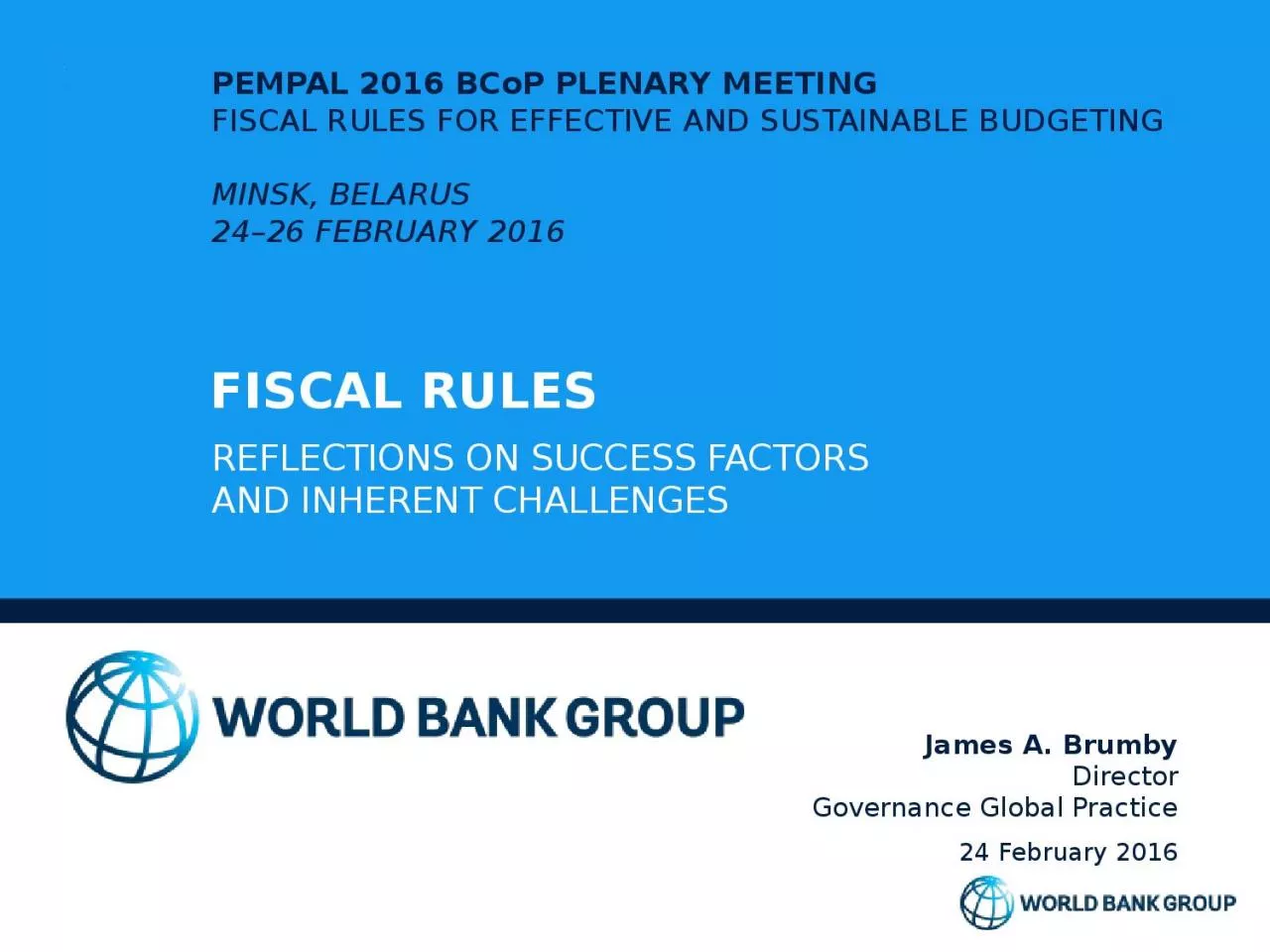 Fiscal rules  Reflections on success factors and inherent challenges