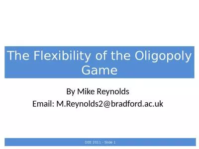 The Flexibility of the Oligopoly Game