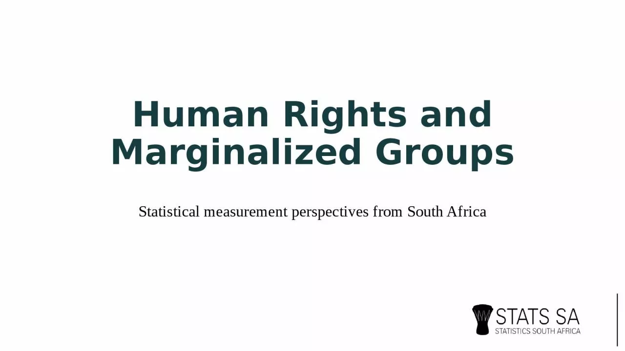 PPT-Human Rights and Marginalized