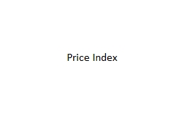 Price Index Module 16: Price