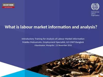 What is  labour  market information and analysis?