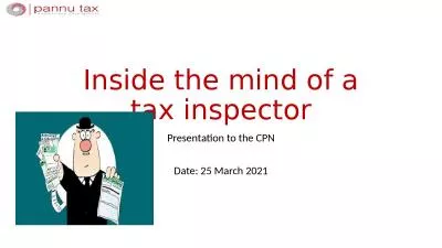 Inside the mind of a tax inspector