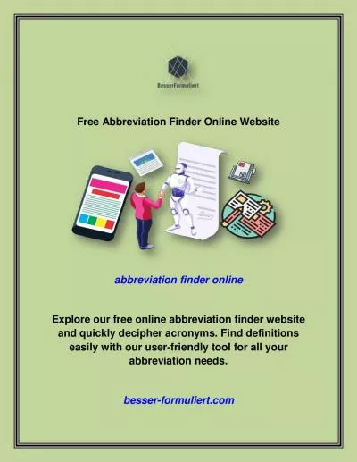 Free Abbreviation Finder Online Website