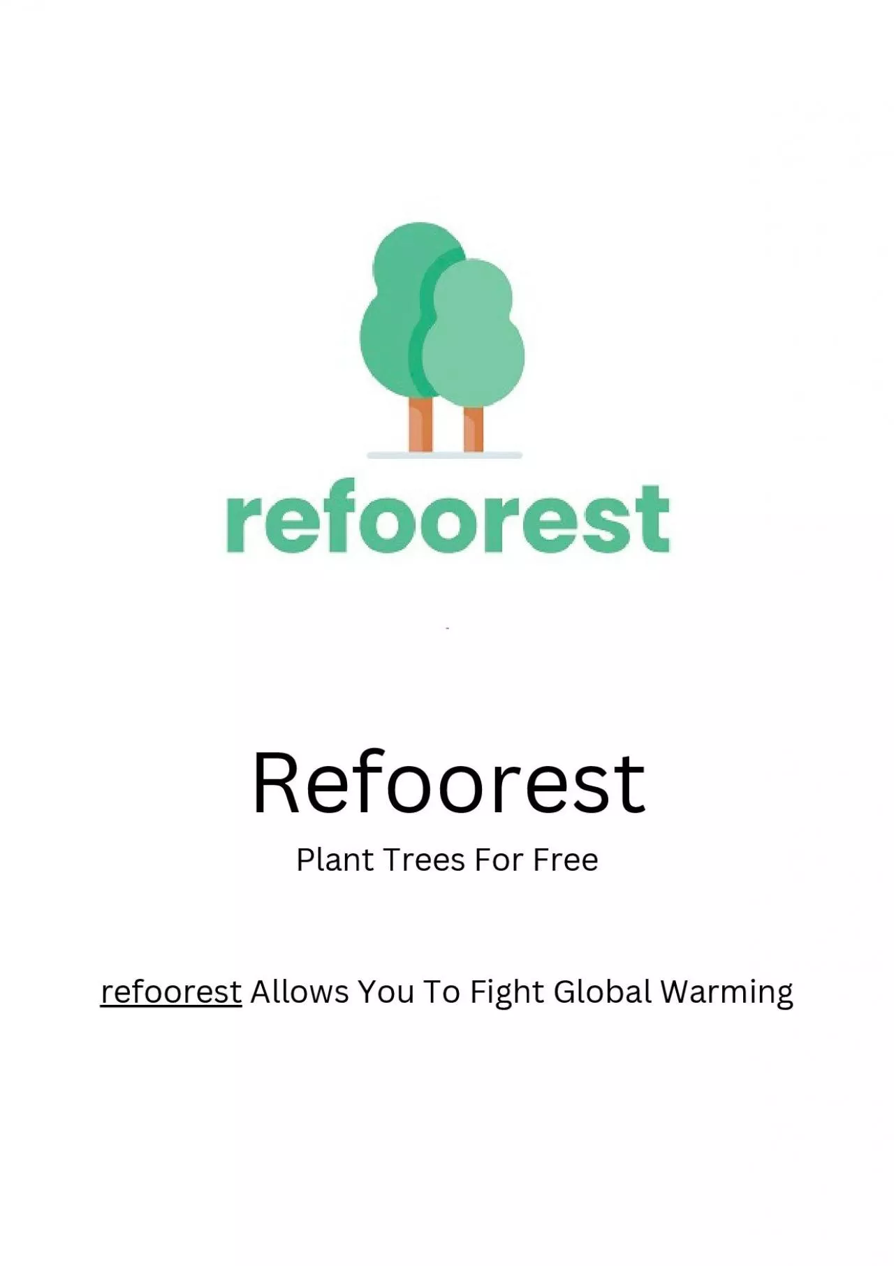 Carbon footprint | refoorest