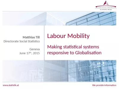 Labour  Mobility  Making statistical systems responsive to