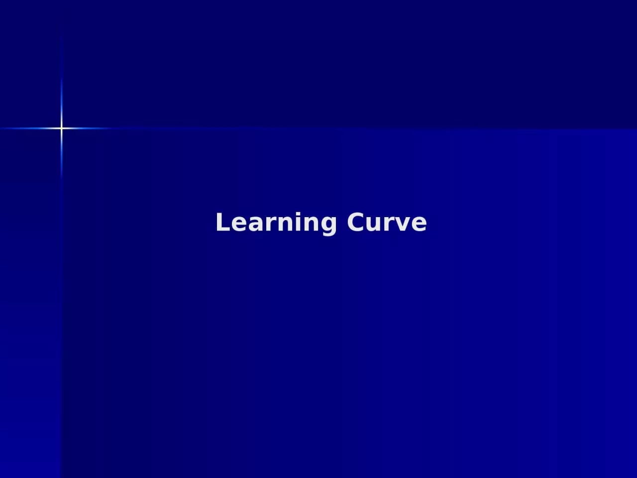 Learning Curve Performance improvement