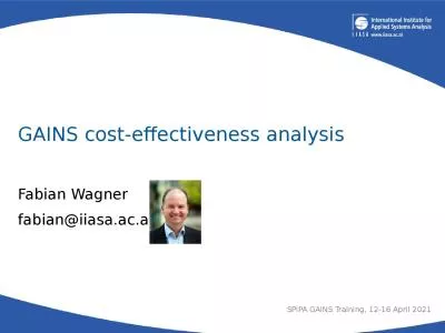 GAINS cost-effectiveness analysis