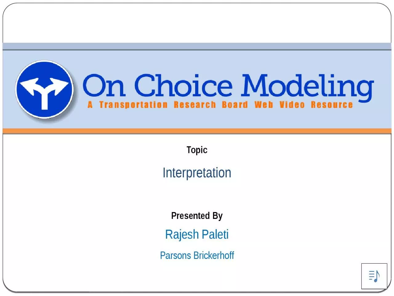 PPT-Interpretation Parsons Brickerhoff