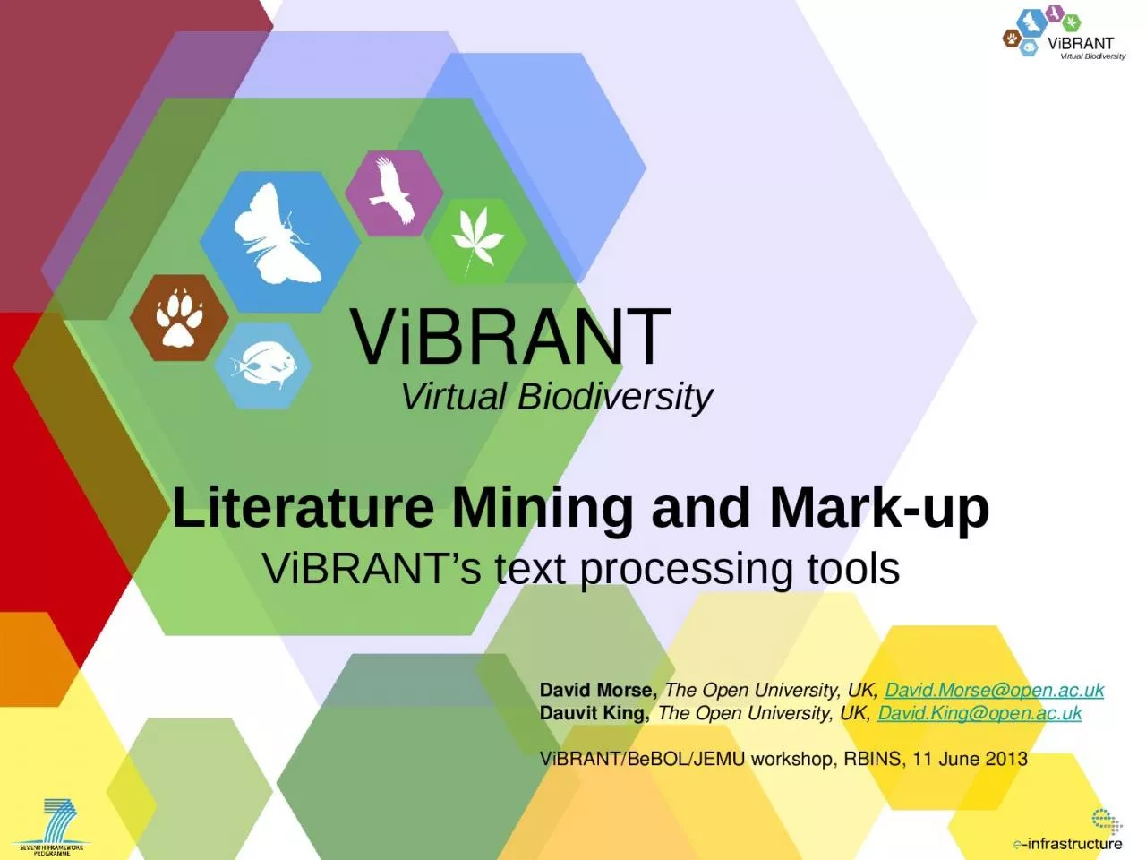 PPT-Literature Mining and Mark-up