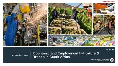 Economic and Employment Indicators & Trends in South Africa