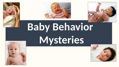 Baby Behavior  Mysteries
