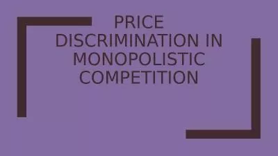 Price discrimination in monopolistic competition