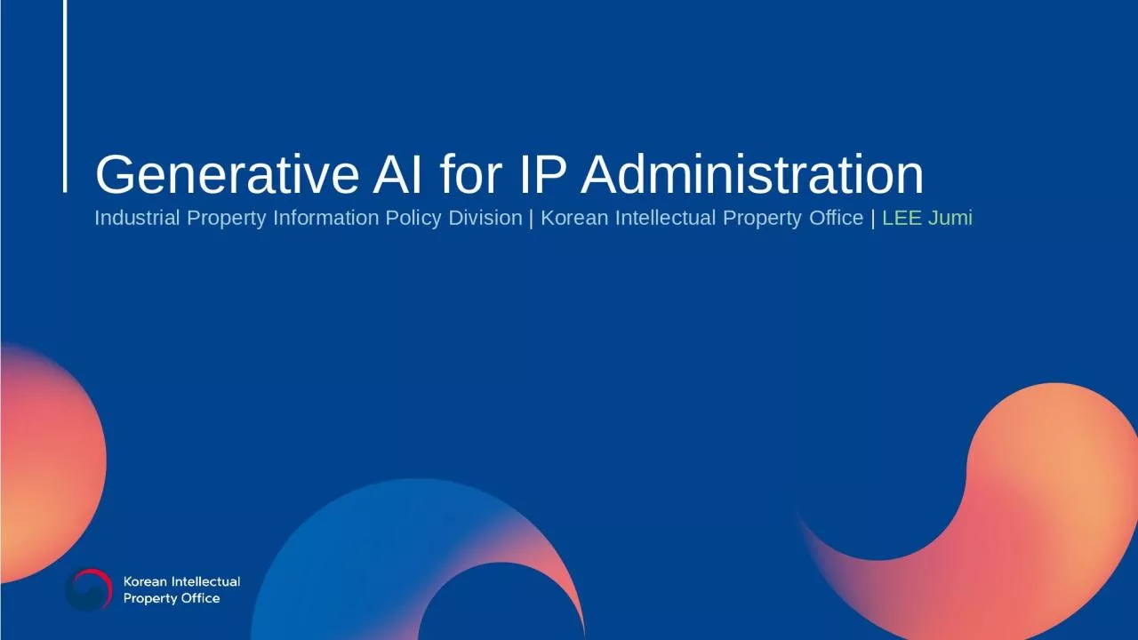 PPT-Generative AI for IP Administration