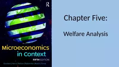 Chapter Five: Welfare Analysis