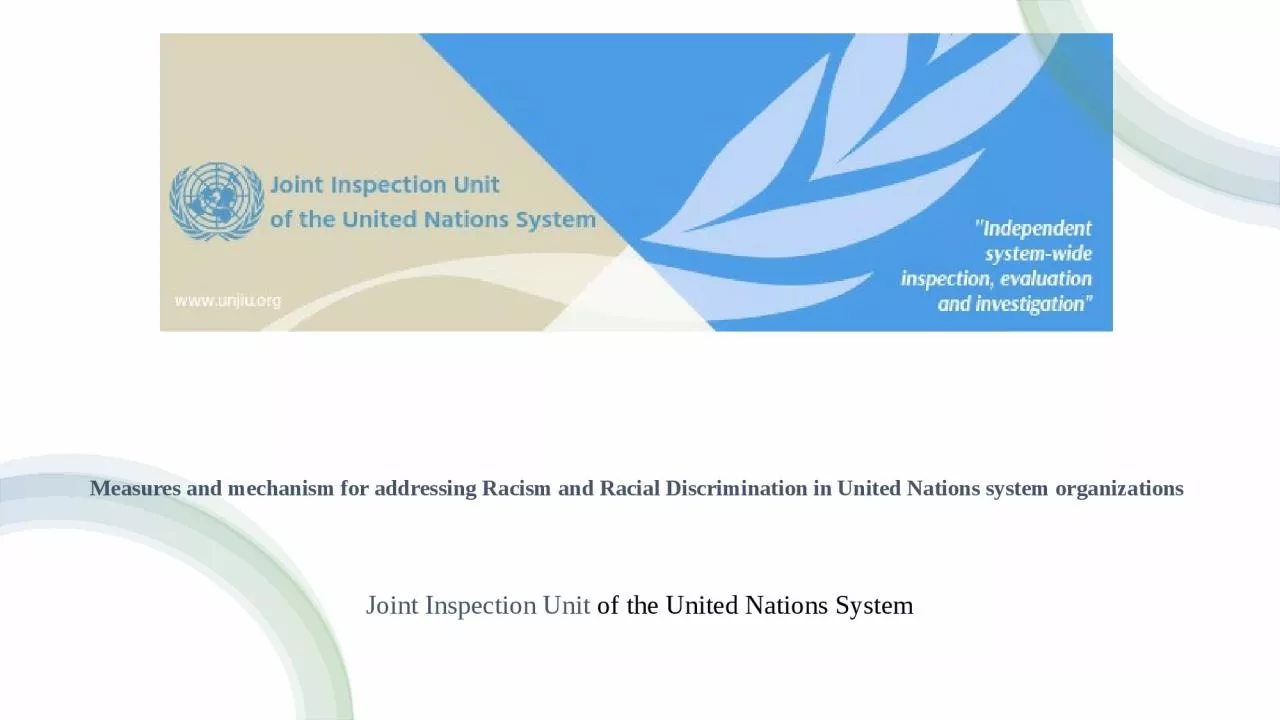 PPT-Measures and mechanism for addressing Racism and Racial Discrimination in United Nations