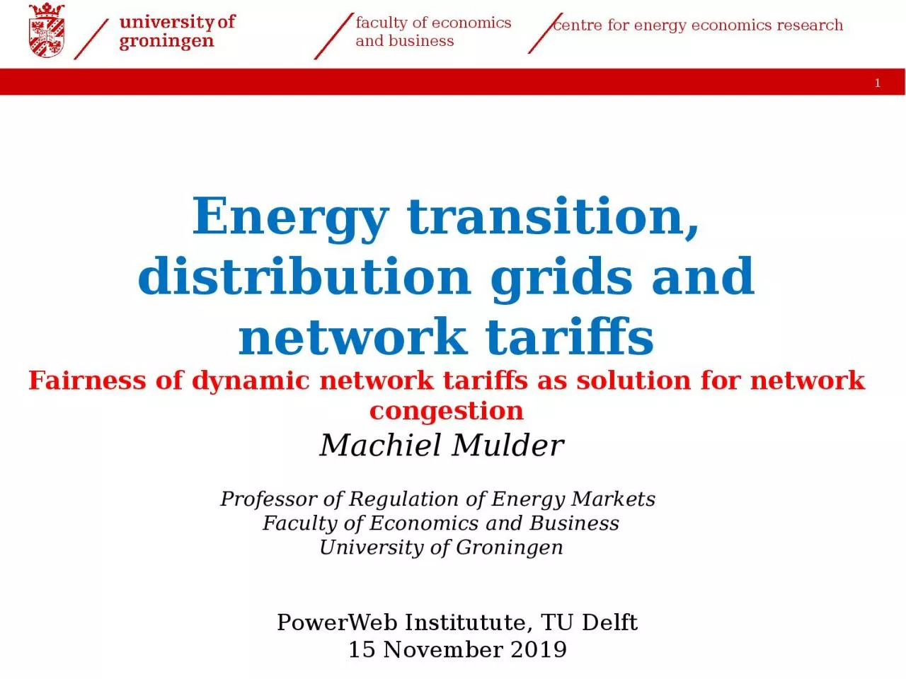1 Energy  transition ,  distribution