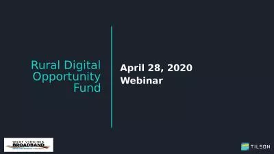 Rural Digital Opportunity Fund