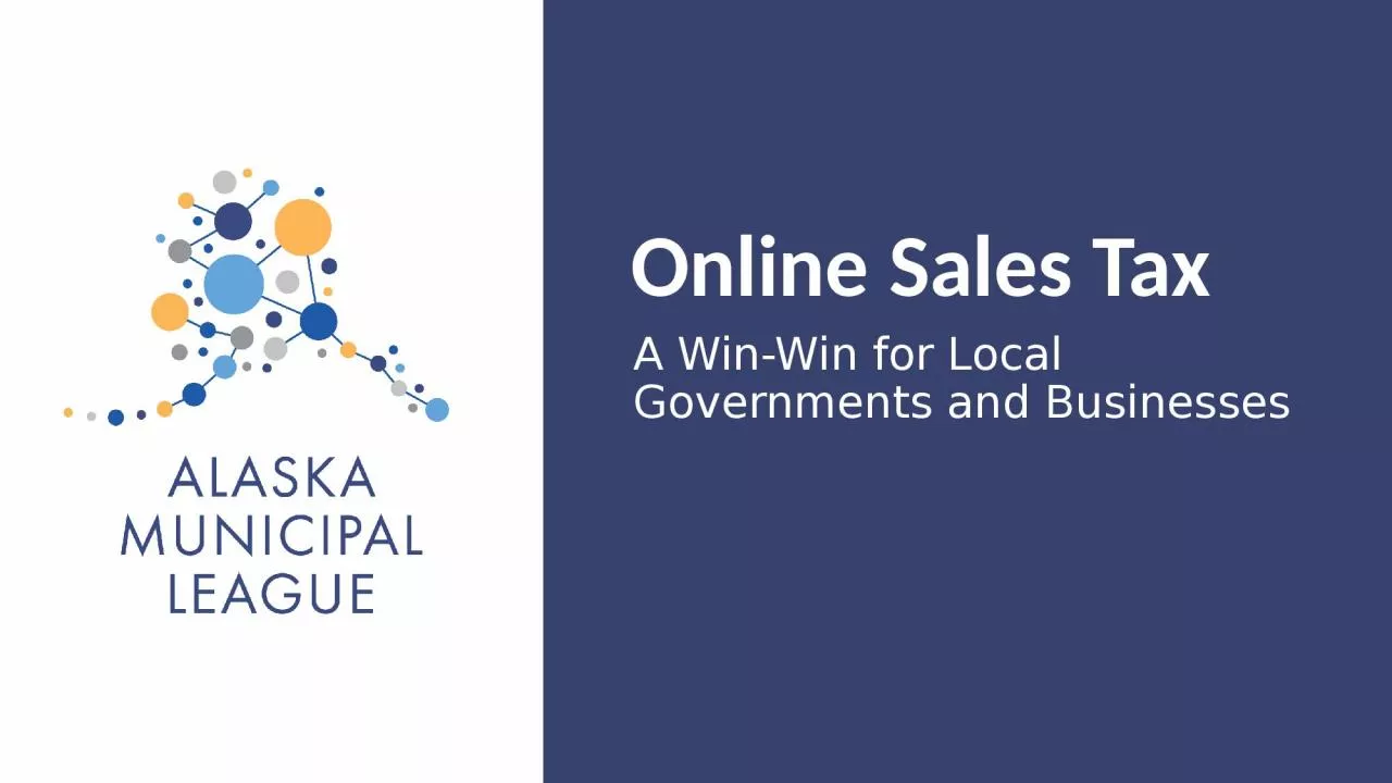 Online Sales Tax A Win-Win for Local Governments and Businesses