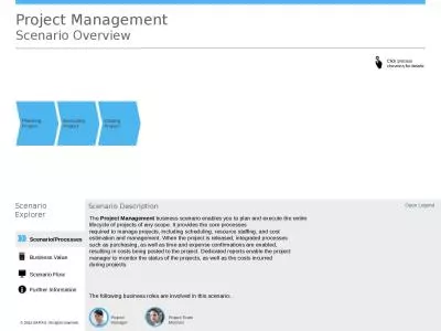 Project   Management Scenario Overview