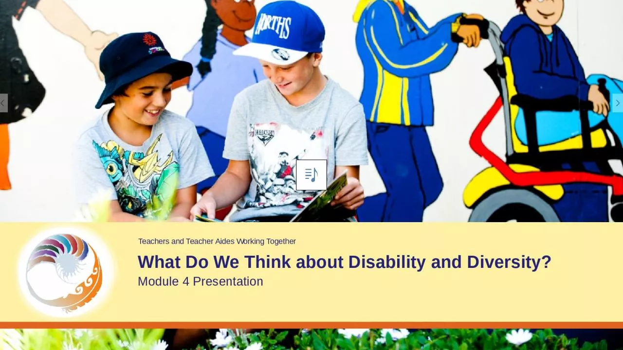 PPT-What Do We Think about Disability and Diversity?