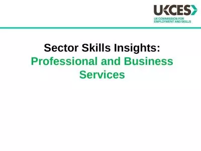 Sector Skills Insights: