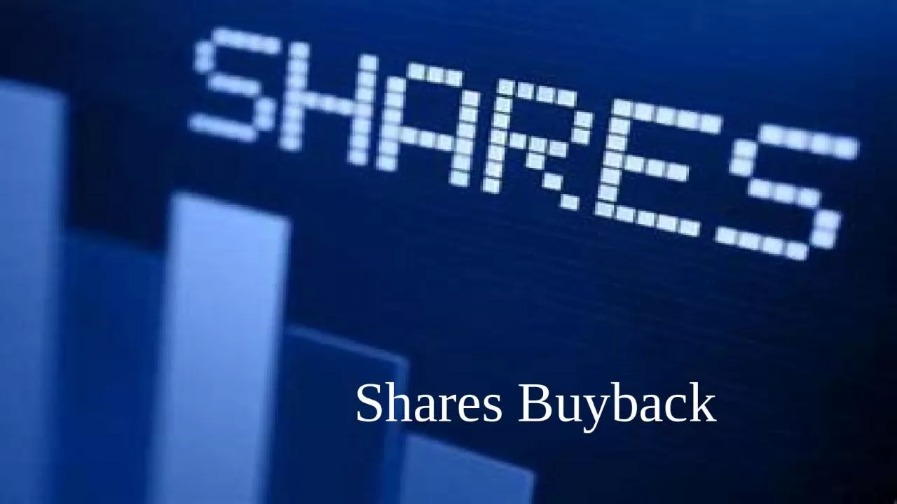Shares Buyback Meaning The repurchase of outstanding shares by a company in order to reduce