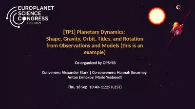 [TP1]  Planetary Dynamics: