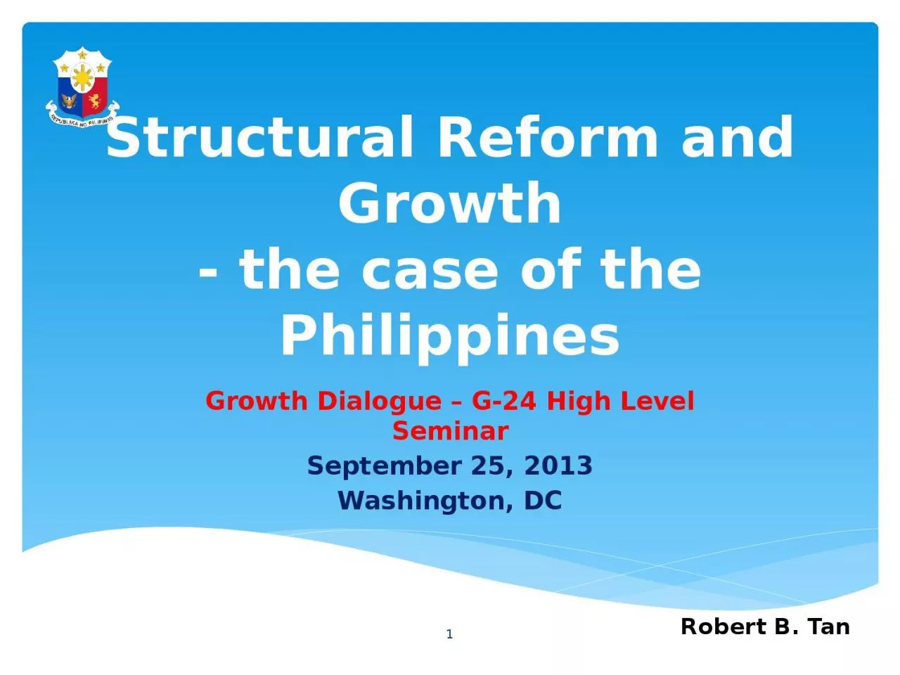 PPT-Structural Reform and Growth