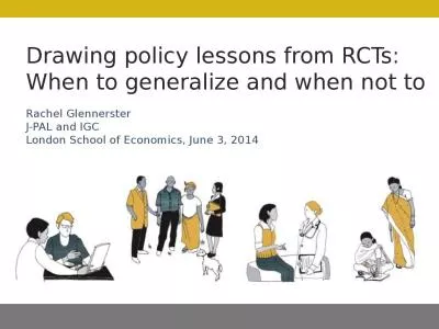 Drawing policy lessons from RCTs: