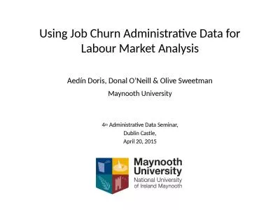 Using Job Churn Administrative Data for Labour Market Analysis