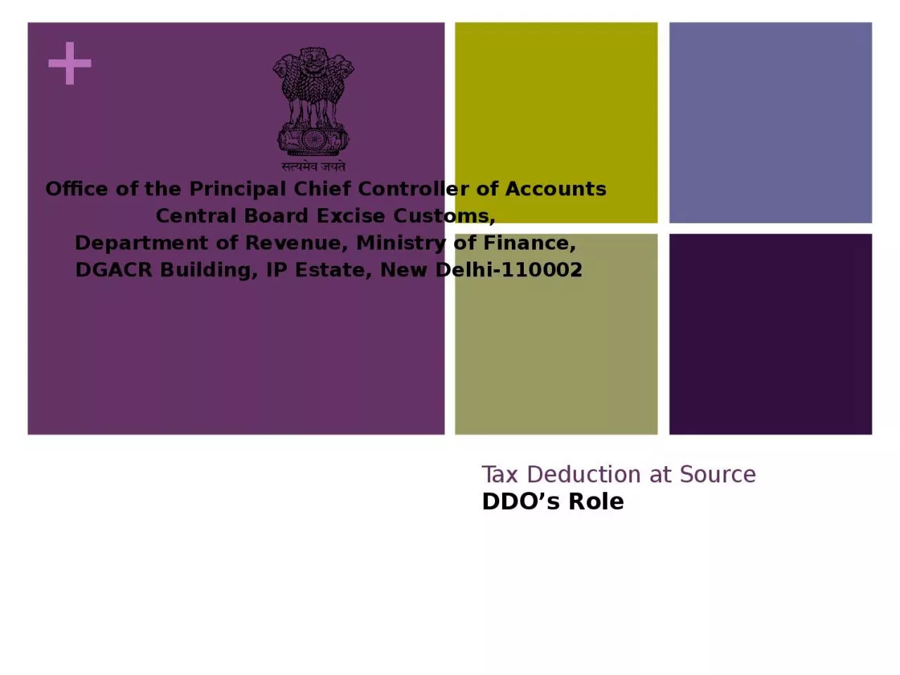 PPT-Tax Deduction at Source