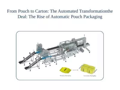 From Pouch to Carton: The Automated Transformation