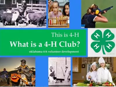 What is a 4-H Club? oklahoma