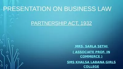 Presentation on Business Law