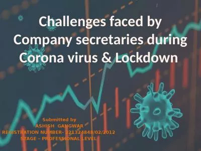 Challenges faced by Company secretaries during Corona virus & Lockdown