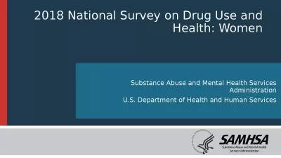 2018 National Survey on Drug Use and Health: Women