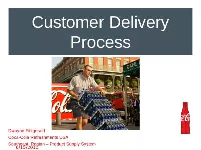 Customer Delivery Process