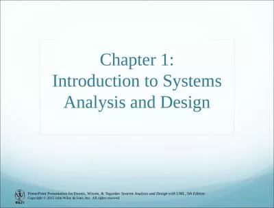 Chapter 1: Introduction to Systems