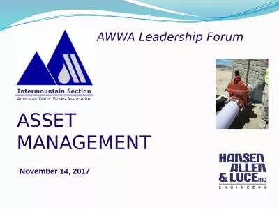AWWA Leadership Forum November