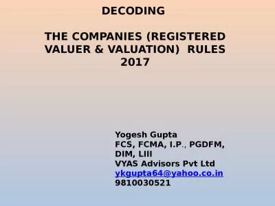 DE CODING  THE  COMPANIES (REGISTERED