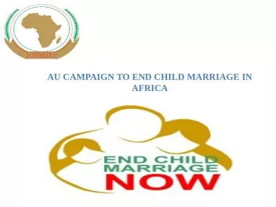 AU CAMPAIGN TO END CHILD MARRIAGE IN AFRICA